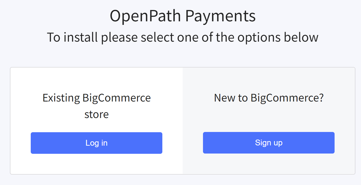 BIGCOMMERCE - Installing Instant Direct Payments (IDP) – OpenPath, Inc.